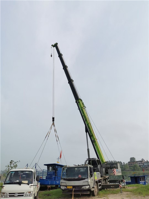 西峰区桥梁建设吊装案例